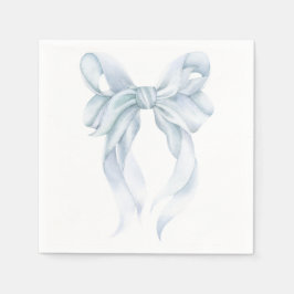 Servilleta De Papel Blue Bow Napkin