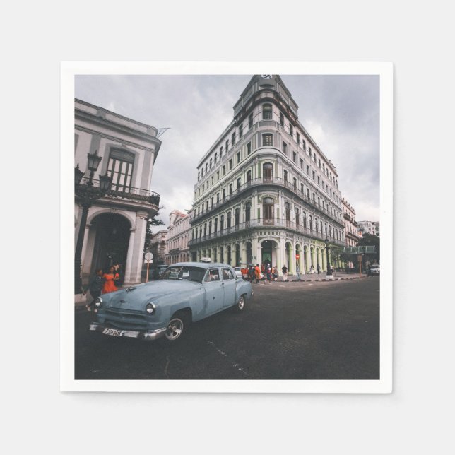 Servilleta De Papel Blue Classic Vintage (Anverso)