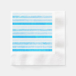 Servilleta De Papel Blue Crackle Strin Paper Cocktail Napkins
