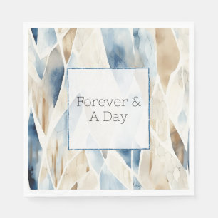 Servilleta De Papel Blue Cream Sea Sand Ocean Beach