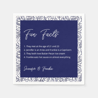 Servilleta De Papel Blue Fun Hacts Coctail Napkins