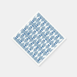 Servilleta De Papel Blue Ginger Jar Throw Blanket