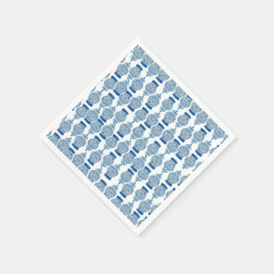 Servilleta De Papel Blue Ginger Jar Throw Blanket