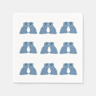 Servilleta De Papel Blue Ginger Jars Staffordshire Dogs