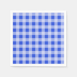 Servilleta De Papel Blue Gingham