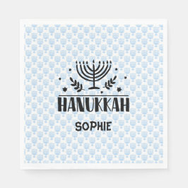 Servilleta De Papel Blue Hanukkah