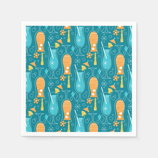 Servilleta De Papel Blue Hawaii and Tropical Itch (Anverso)