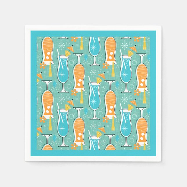 Servilleta De Papel Blue Hawaii and Tropical Itch - Bg Turquoise (Anverso)