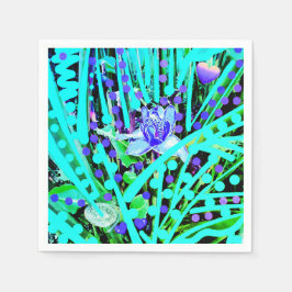 Servilleta De Papel Blue Heart Moons & Wonder Blue Rosas Recepción