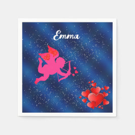 Servilleta De Papel Blue heart  romantic wallpaper