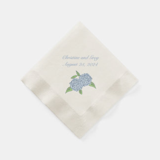 Servilleta De Papel Blue Hydrangea Classic Boda Bridal Shower