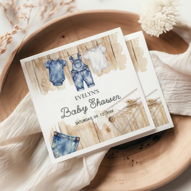 Servilleta De Papel Blue Jean Denim  (Subido por el creador)