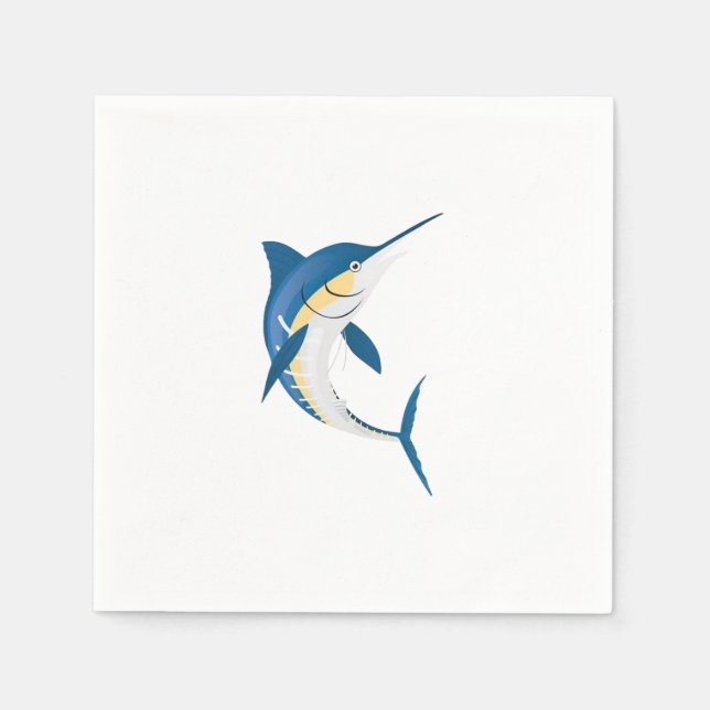Servilleta De Papel Blue Marlin (Anverso)