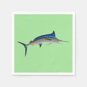 Servilleta De Papel Blue Marlin Fish