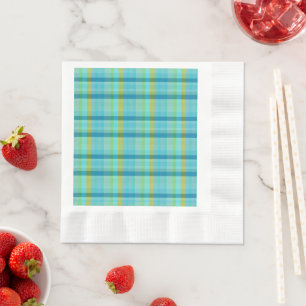 Servilleta De Papel Blue Plaid by Shirley Taylor