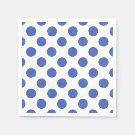Servilleta De Papel Blue Polka Dot
