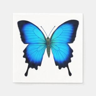 Servilleta De Papel Blue Ulysses Butterfly Napkins