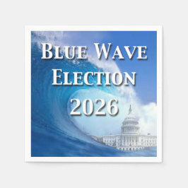 Servilleta De Papel Blue Wave Election 2026