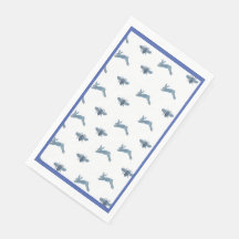 Blue White Bunny Bee