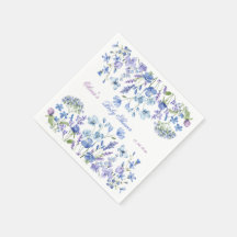 Blue Wildflower Boho Neutral Baby Shower