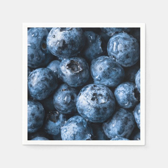 Servilleta De Papel Blueberries Fruit (Anverso)