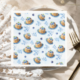 Servilleta De Papel Blueberry Pancake Baby Brunch Baby Shower