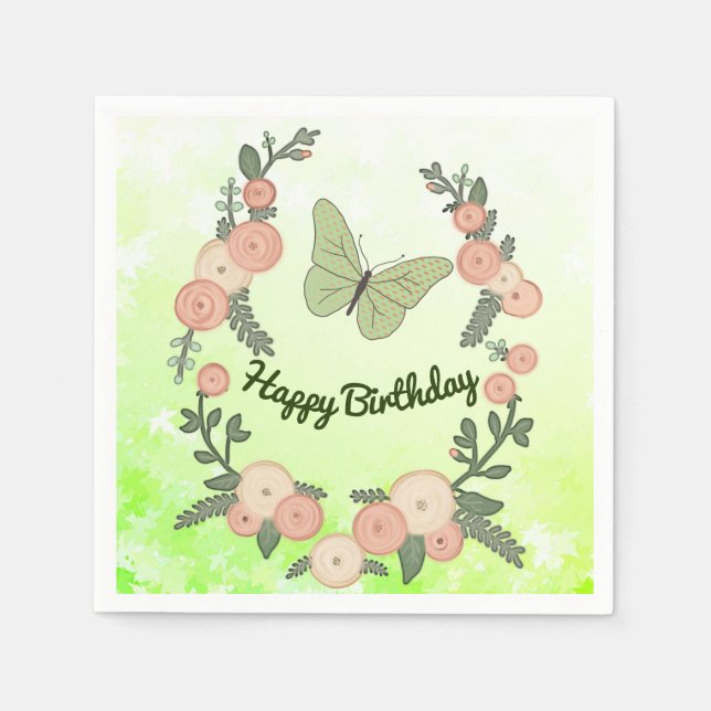 Servilleta De Papel Blumenranke (Anverso)