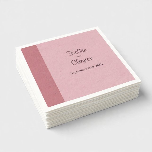 Servilleta De Papel Blush Bar Ivory Wedding (Subido por el creador)