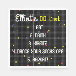 Servilleta De Papel BM Bat Bar Mitzvah Game On