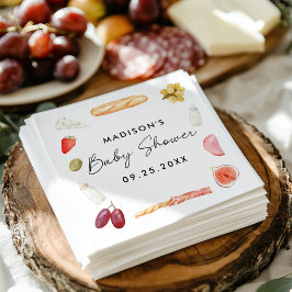 Servilleta De Papel Boards and Bottles Charcuterie Baby Shower