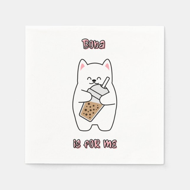 Servilleta De Papel Boba Es Para Mí (Anverso)