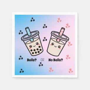 Servilleta De Papel ¿Boba o No Boba? Revelación del sexo del bebé con
