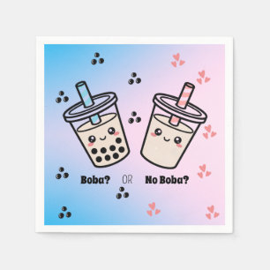 Servilleta De Papel ¿Boba o No Boba? Revelación del sexo del bebé con