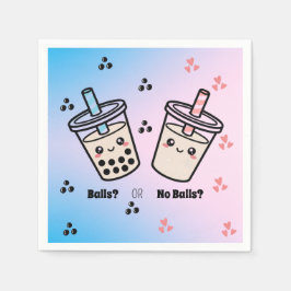Servilleta De Papel Boba or No Boba?  Bubble Tea Boba Gender Reveal