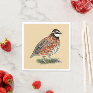Servilleta De Papel Bobwhite Quail Rooster
