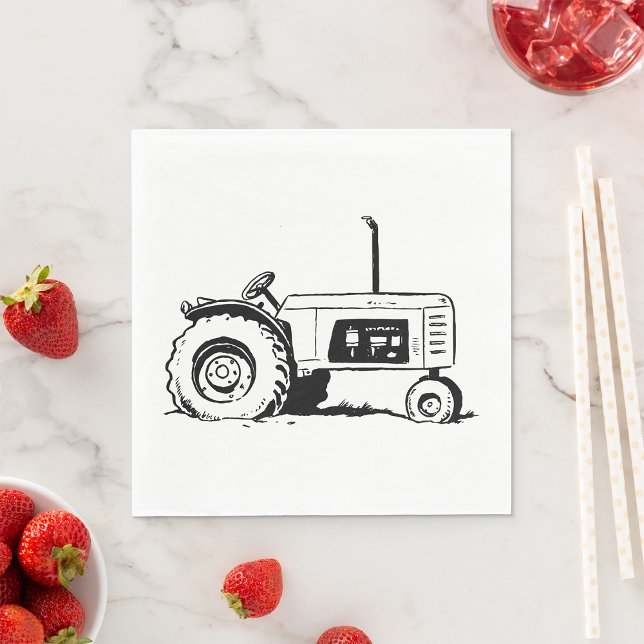 Servilleta De Papel Boceto de Tractor (Subido por el creador)