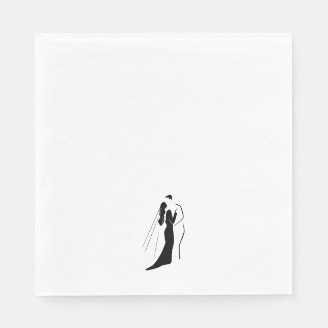 Servilleta de Papel - Boda (Anverso)