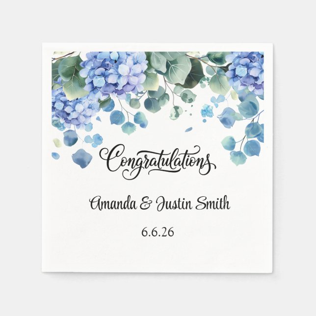 Servilleta De Papel Boda  (Anverso)
