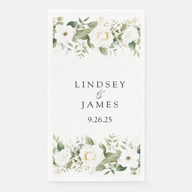 Servilleta De Papel Boda  (Anverso)