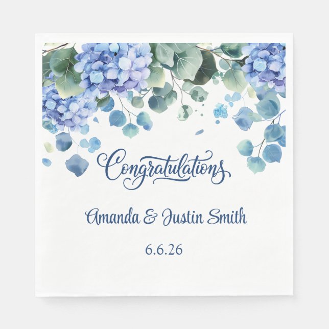 Servilleta De Papel Boda  (Anverso)