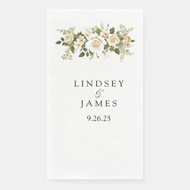 Servilleta De Papel Boda  (Anverso)