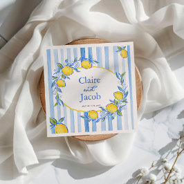 Servilleta De Papel Boda Azul Mediterráneo