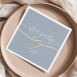 Servilleta De Papel Boda azul turbio después de servilletas Fiestas