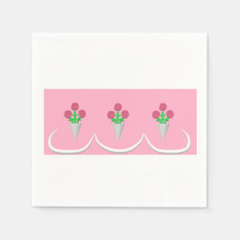 Servilleta De Papel Boda Bouquet