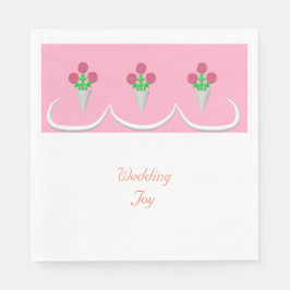 Servilleta De Papel Boda Bouquet - Boda Alegría