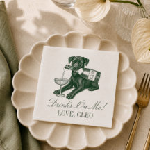 Boda Champán Labrador Verde Sage Preppy