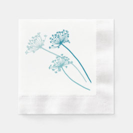 Servilleta De Papel Boda chervil / vacas perejil verde azulado de pape