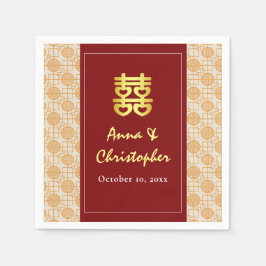 Servilleta De Papel Boda chino tradicional peranakan