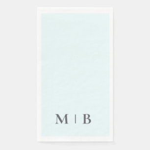 Servilleta De Papel Boda contemporáneo Icy Blue