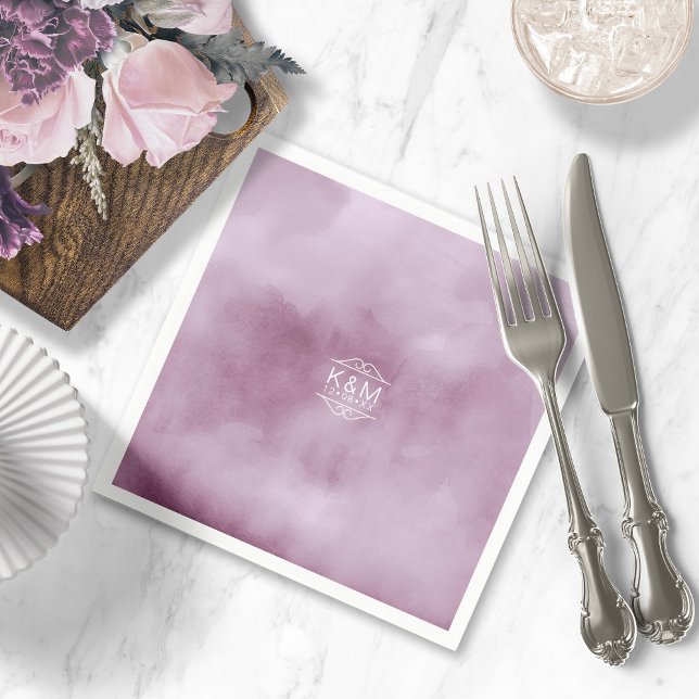 Servilleta De Papel Boda de acuarela Lilac ID654 (Subido por el creador)